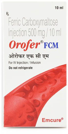 Orofer Fcm Injection, Packaging Size : 10ml
