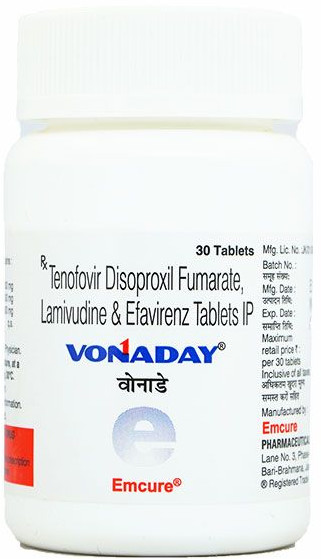 Vonaday Tablets for Used to Treat HIV Infection