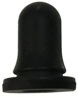 Plain Black Rubber Teat