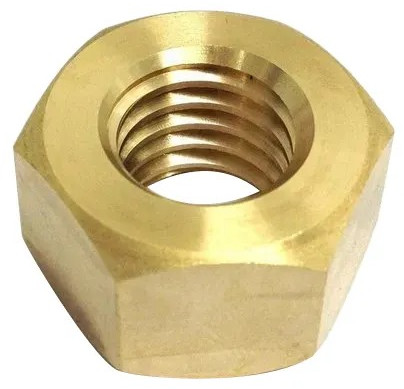 Brass Hex Nut, Packaging Type : Box
