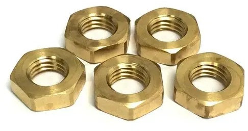 Brass Hexagonal Nut, Packaging Type : Box