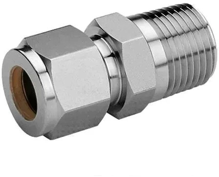 Stainless Steel Double Ferrule Compression Fittings, Connection : Female, Male, Welded