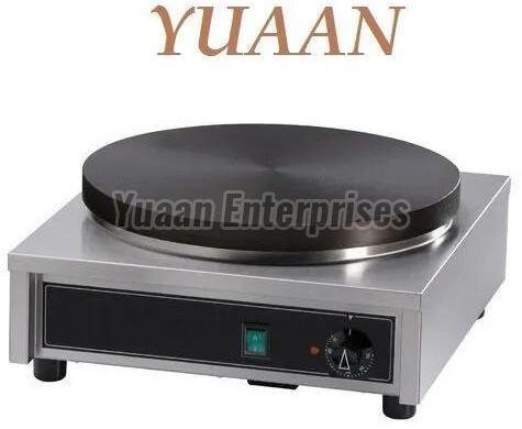 Semi-Automatic Electric Stainless Steel Commercial Crepe Maker, Design Type : Standard