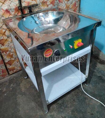 Yuaan Stainless Steel Electric Kadai for Commercial Kitchen