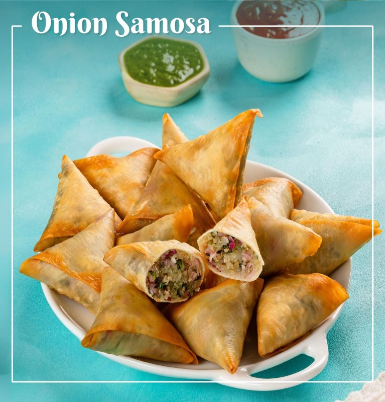 Vishal Foods FROZEN ONION SAMOSA, Taste : Tasty