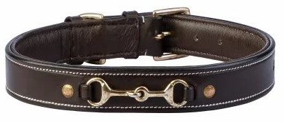 Eco Friendly Brown Genuine Leather Dog Collar