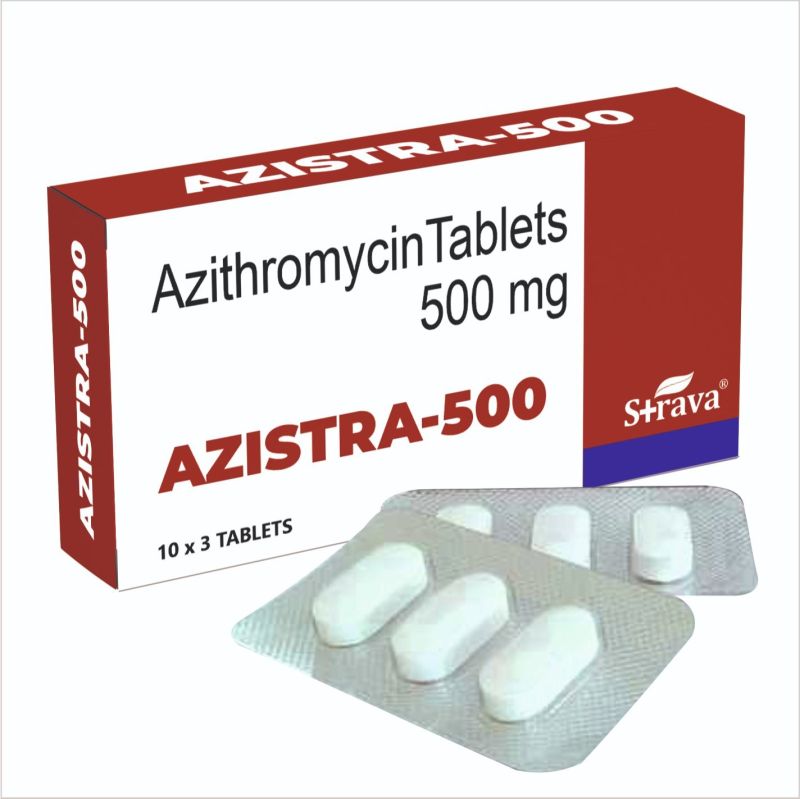 Azithromycin Antibiotic Tablets for Pharmaceuticals