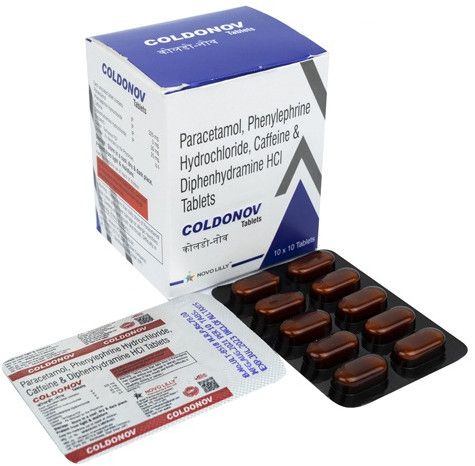 Paracetamol Phenylephrine Diphenhydramine Caffeine Tablet