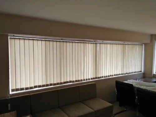 Verticle Plain PVC Vertical Window Blinds, Technics : Machine Made