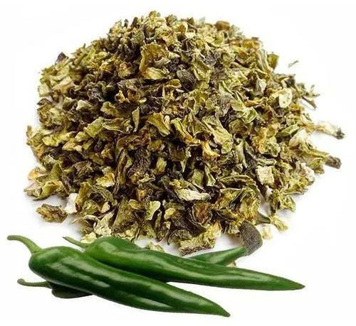 Dehydrated Green Chilli Flakes for Fast Food Corners, Cooking