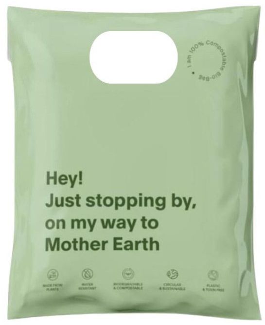 D Cut Compostable Carry Bag