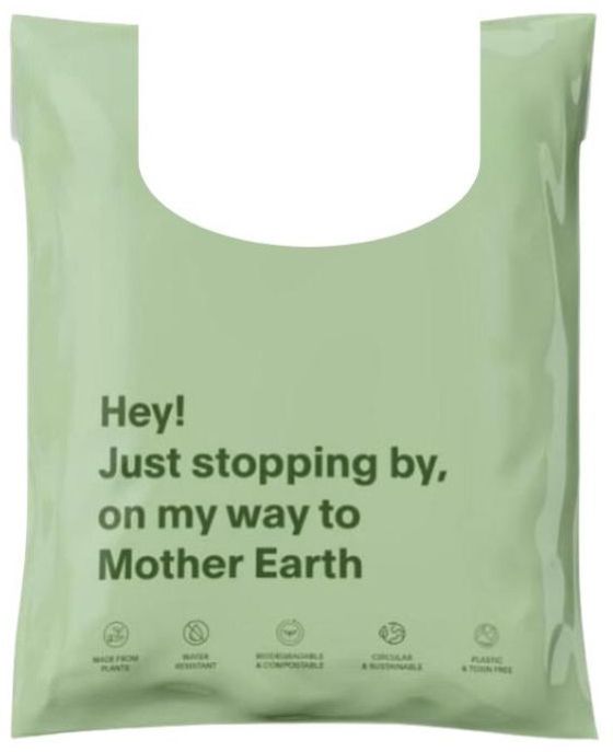 W Cut Compostable Carry Bag