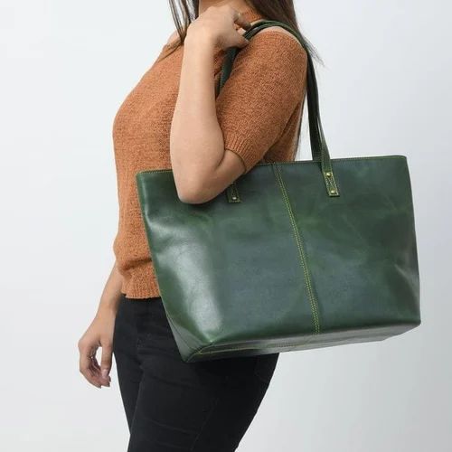 Ladies Leather Tote Bag