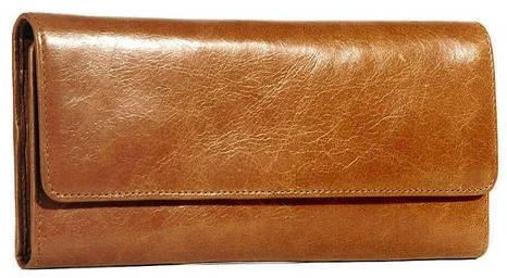 Plain Ladies Leather Wallet for Personal Use