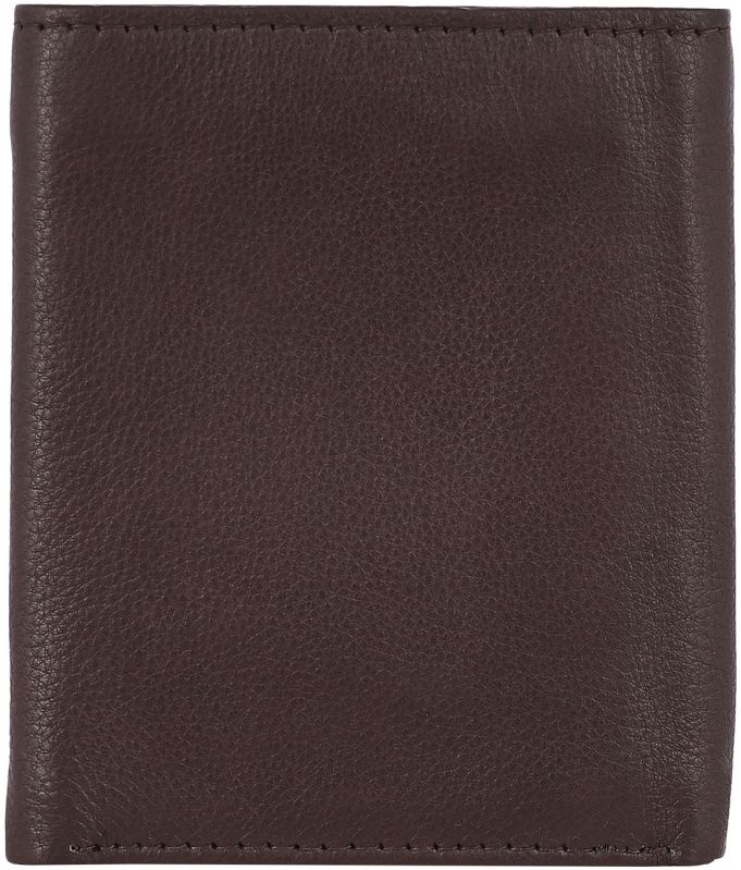 Kara Men\'s Tan Trifold Leather Wallet