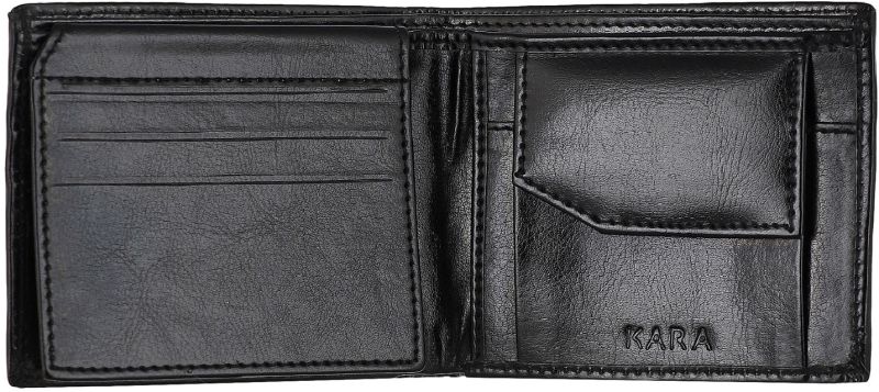 Mens Coin Pocket Six Card Holder Slot Wallet