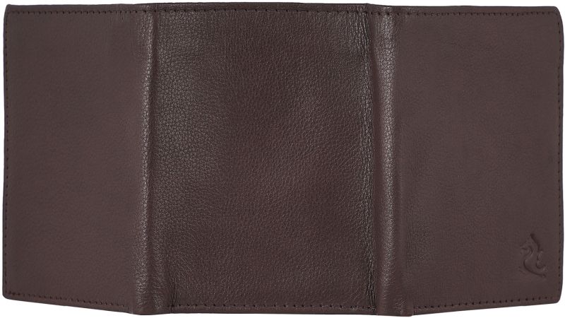 Kara Men\'s Tan Trifold Leather Wallet