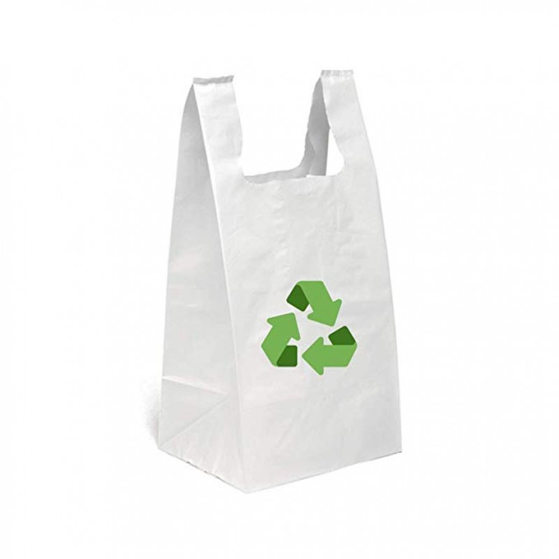 Printed HDPE Biodegradable Carry Bag, Color : Multicolor