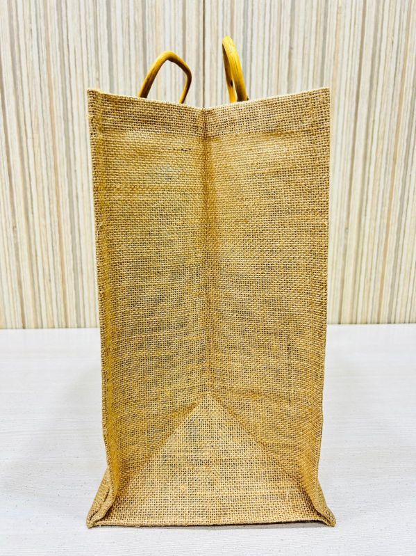 Natural Eco-friendly Jute Cane Handle Shopping Bag