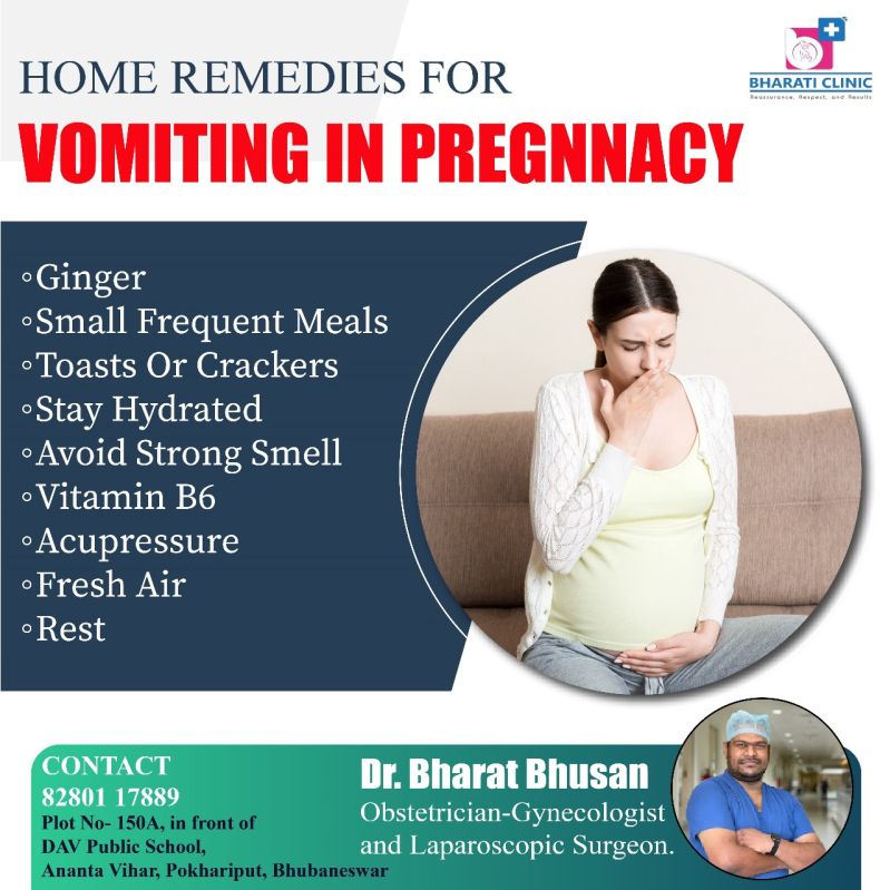 Vomiting In Pregnancy| Best Women’s Health Doctor In Bhubaneswar | Bharati Clinic