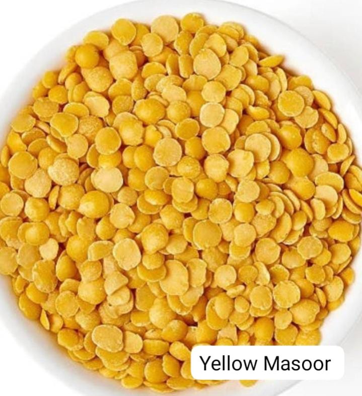 Natural Yellow Masoor Dal for Human Consumption