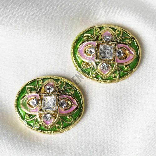 Meenakari Stud Earrings