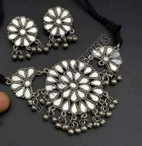 Mirror Work Necklace Set