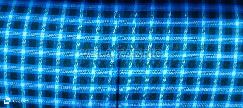 Checked Cotton Lungi Fabric