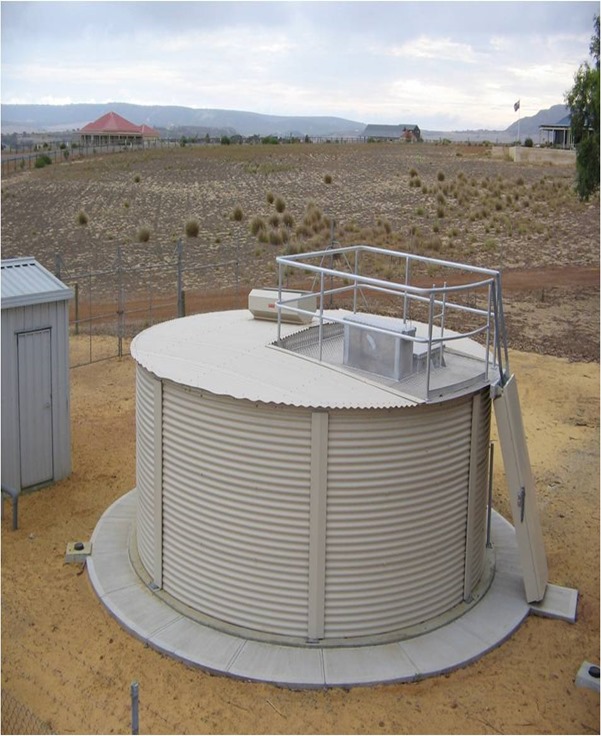 Zincalume Water Storage Tank, Shape : Round