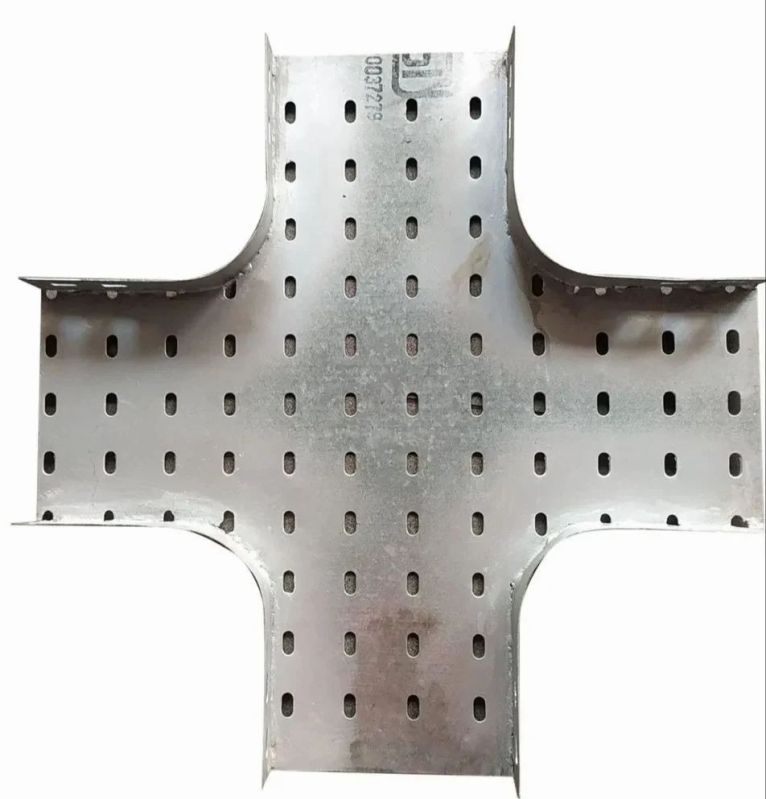 Polished Mild Steel Cross Cable Tray for Wire Feetings