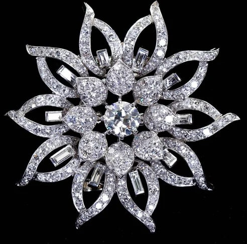 Diamond Brooch