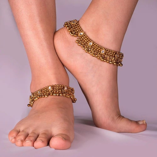 Gold Anklets