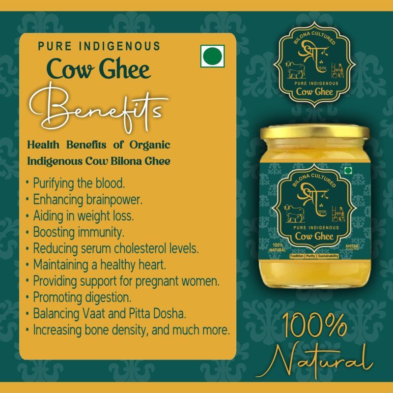 Shree Ghritam(1L)100% Organic A2 Cow Bilona Ghee