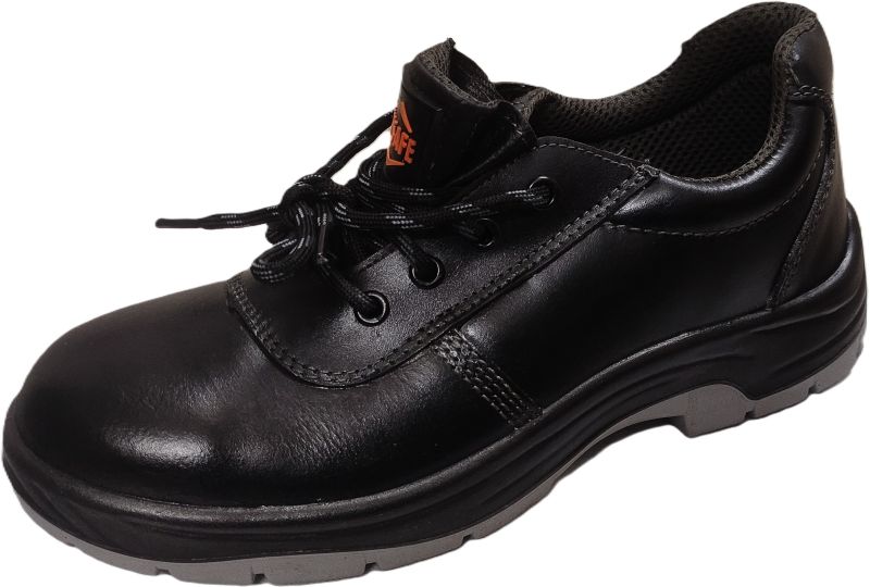 Smooth Grain Leather Safety Shoe PU DD