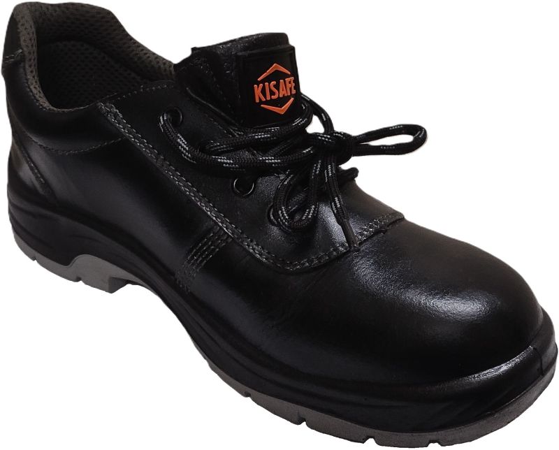 Smooth Grain Leather Safety Shoe PU DD