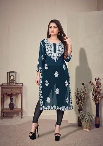 Printed Cotton Designer Ladies Kurti Sleeve Type Half Sleeve at Best Price in Delhi