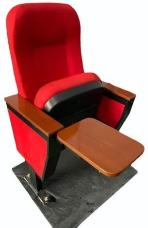 Red Push Back Auditorium Chair