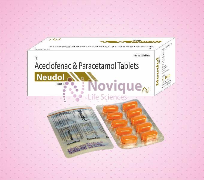 Aceclofenac & Paracetamol Tablets