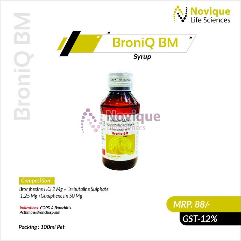 Terbutaline Sulphate Bromhexine Hydrochloride & Guaiphenesin Syrup