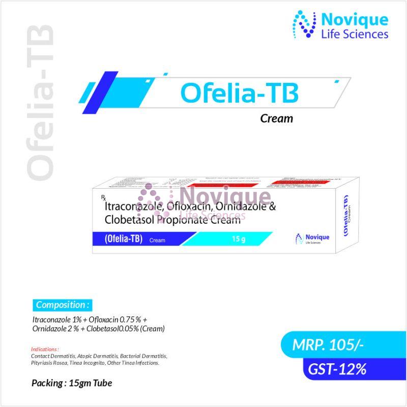 Itraconazole Ofloxacin Ornidazole Clobetasol Propionate Cream