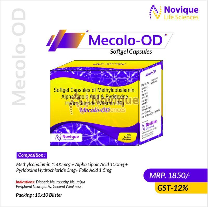 Methylcobalamin Alpha Lipoic Acid Folic Acid Pyridoxine Capsules