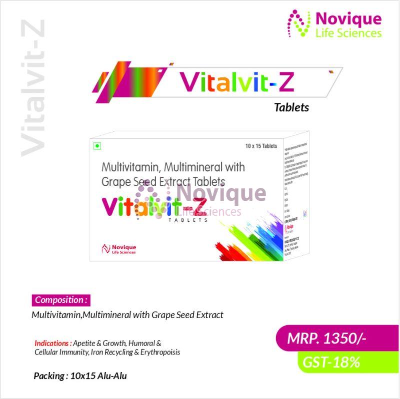 Multivitamin, Multimineral With Grape Seed Extract Tablets