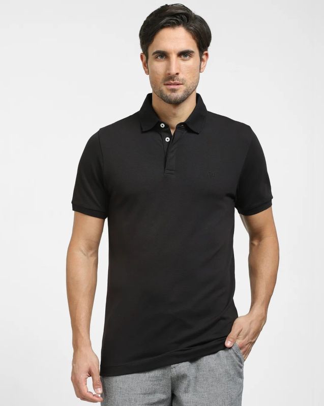 Mens Polo Neck T Shirt