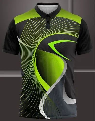 Collar Neck Polyester Mens Sublimation T Shirt, Packaging Type : Plastic Bag