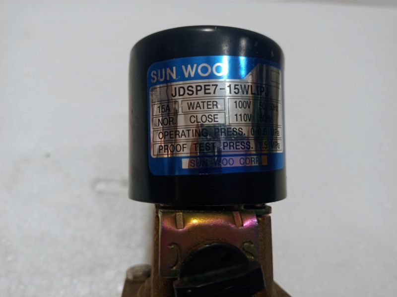 Sun Woo JDSPE7-15WLIPJ Solenoid Valve New