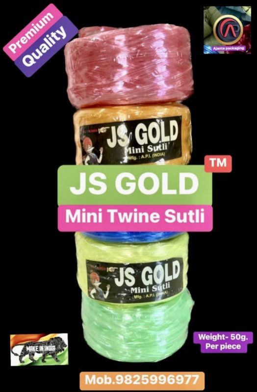 JS GOLD Mini Plastic Twine Sutli