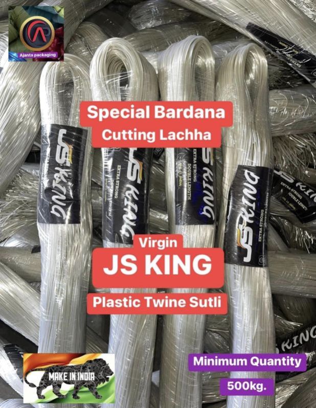 Js King White Lachha Cutting Plastic Twine Sutli