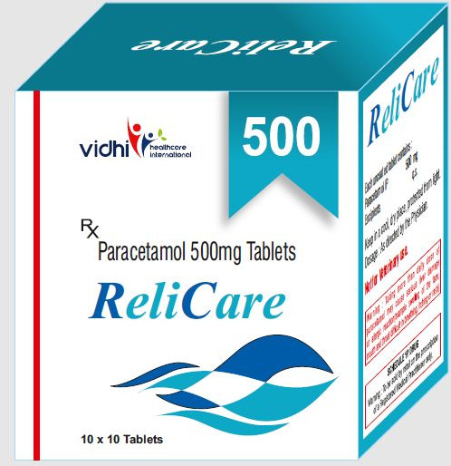 Relicare Paracetamol Tablets, Grade : Medicine Grade