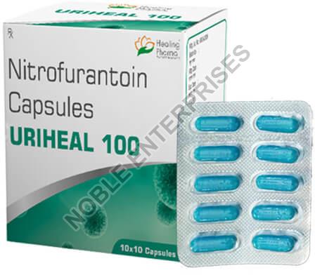 Uriheal 100 Capsules, Composition : Nitrofurantoin