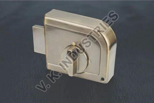 Brass Rim Deadbolt Lock